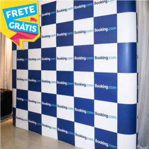 Backdrop Bandeira 3000x1500mm Tecido TecnoSport 100% Poliéster Vertical ou Horizontal 4x0 Cor Impressão Ultra-HD Sublimática Costura Bainha 