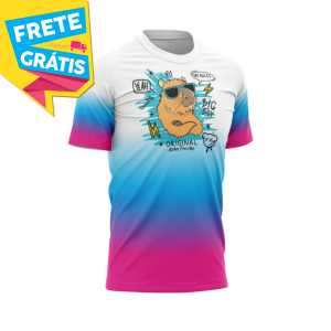CAMISETA TÉRMICA EXCLUSIVE MASCULINA INFANTIL THERMO DRY EXCLUSIVE PERSONALIZADA MASCULINO INFANTIL 4X0 COR ULTRA-HD EPSON 92,7% POLIÉSTER E 7,5% ELASTANO IMPRESSÃO TOTAL TINTA ORIGINAL MADE IN JAPAN