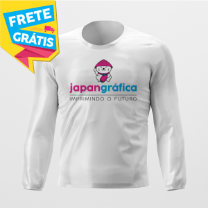 CAMISETA UV50+ MANGA LONGA MALHA ACTIVE PROTEÇÃO SOLAR UV50+ PERSONALIZADA UNISEX MANGA LONGA 4X0 COR ULTRA-HD EPSON 92,7% POLIÉSTER E 7,5% ELASTANO IMPRESSÃO TOTAL TINTA ORIGINAL MADE IN JAPAN