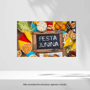 TECIDO HORIZONTAL PARA FESTAS TACEL PREMIUM 0.105 G/M2 HORIZONTAL IMPRESSÃO ULTRA-HD EPSON 100% POLIÉSTER COSTURA BAINHA EM VOLTA 