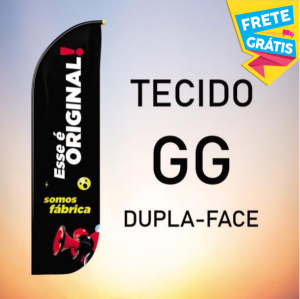 TECIDO WIND (GG) TECIDO TECNOSPORT 100% SINTÉTICO 2.85M X 0.65M IMPRESSÃO ULTRA-HD EPSON DUPLA-FACE COSTURA INTERNA FACA | PENA | VELA | ÂNGULO
