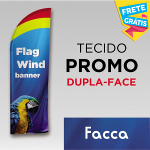 TECIDO PROMOCIONAL FACA TECIDO TECNOSPORT 100% SINTÉTICO 1.95M X 0.65M DUPLA-FACE | IMPRESSÃO ULTRA-HD EPSON LINHA BRANCA COSTURA OVERLOQUE EXTERNO 