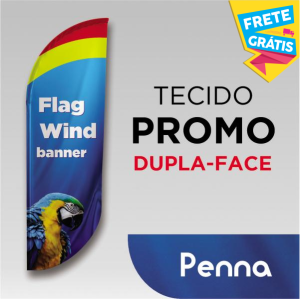 TECIDO PROMOCIONAL PENA TECIDO TECNOSPORT 100% SINTÉTICO 1.95M X 0.65M DUPLA-FACE | IMPRESSÃO ULTRA-HD EPSON LINHA BRANCA COSTURA OVERLOQUE EXTERNO 