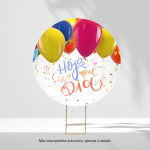 TECIDO REDONDO PARA FESTAS HELANCA PLUS 0.120 G/M2 1.50M X 1.50M IMPRESSÃO ULTRA-HD EPSON 100% POLIÉSTER COSTURA BAINHA EM VOLTA 