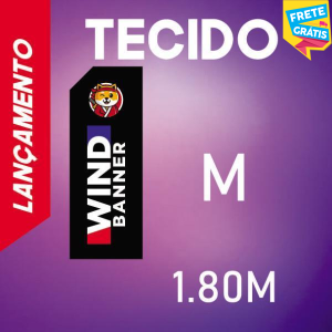TECIDO (M) WIND FULL Tecido TecnoSport 100% Poliéster 1.80m x 0.65m 4x4 COR Impressão Ultra HD Sublimática Dupla-Face Embalagem RETANGULAR
