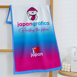 TOLHA DE BANHO PERSONALIZADA FELPUDO TROPICAL 1.45M X 70CM IMPRESSÃO ULTRA-HD EPSON 100% POLIÉSTER 195 GR/M2 COR SÓLIDA OU PERSONALIZADA